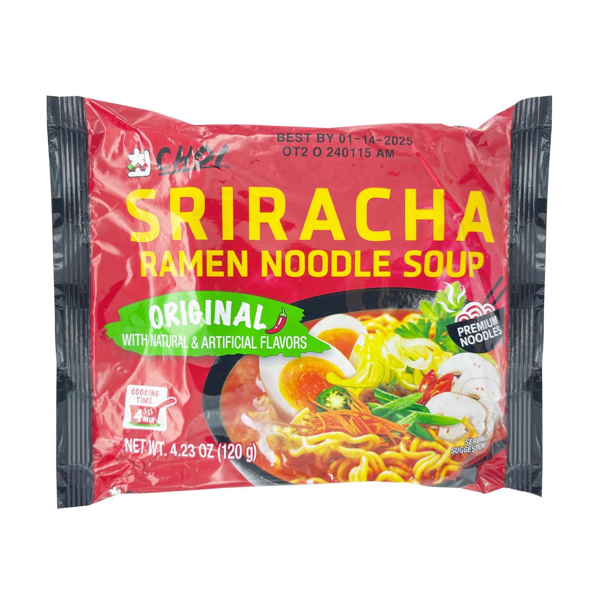 Choi Sriracha Original Instant Noodle Soup (120g)