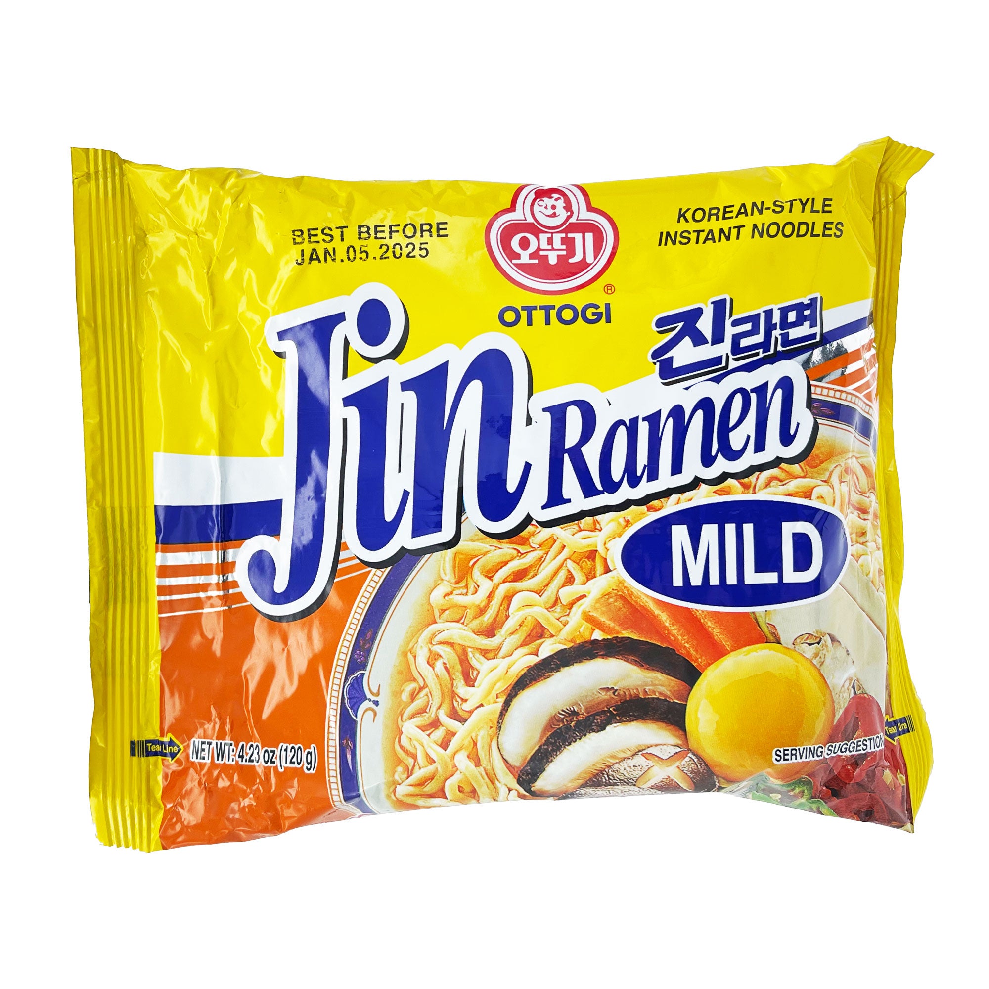 Ottogi Jin Noodle Mild (120g)