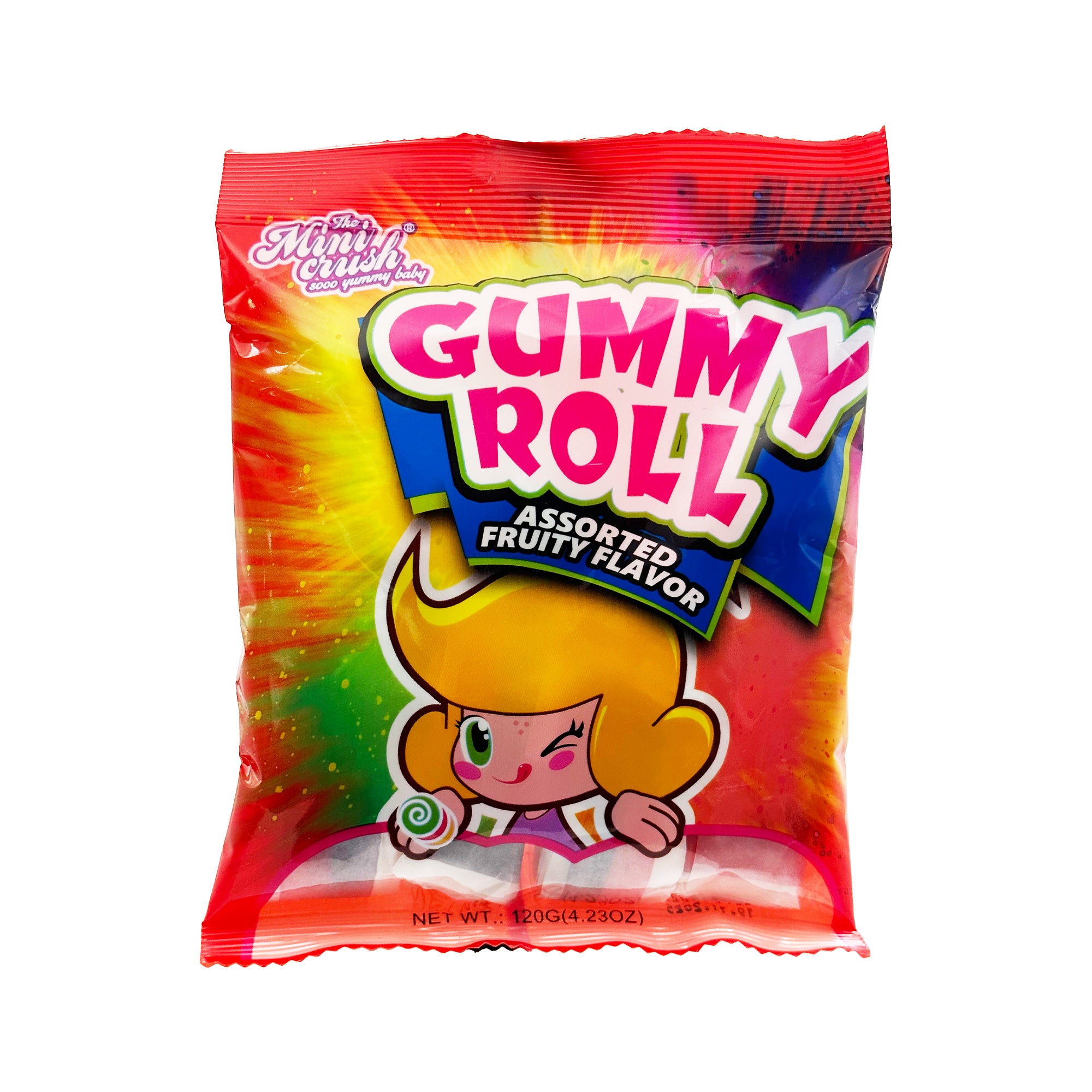 Mini Crush Gummy Rolls (120g)